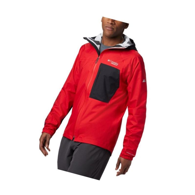 Pánské Bundy Columbia Rogue Runner Wind Červené Černé | HUTD-03271