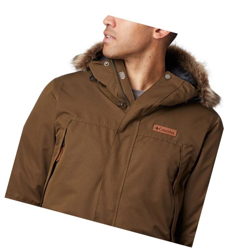 Pánské Bundy Columbia South Canyon Long Down Parka Big Olivy Zelené | WGVI-65093