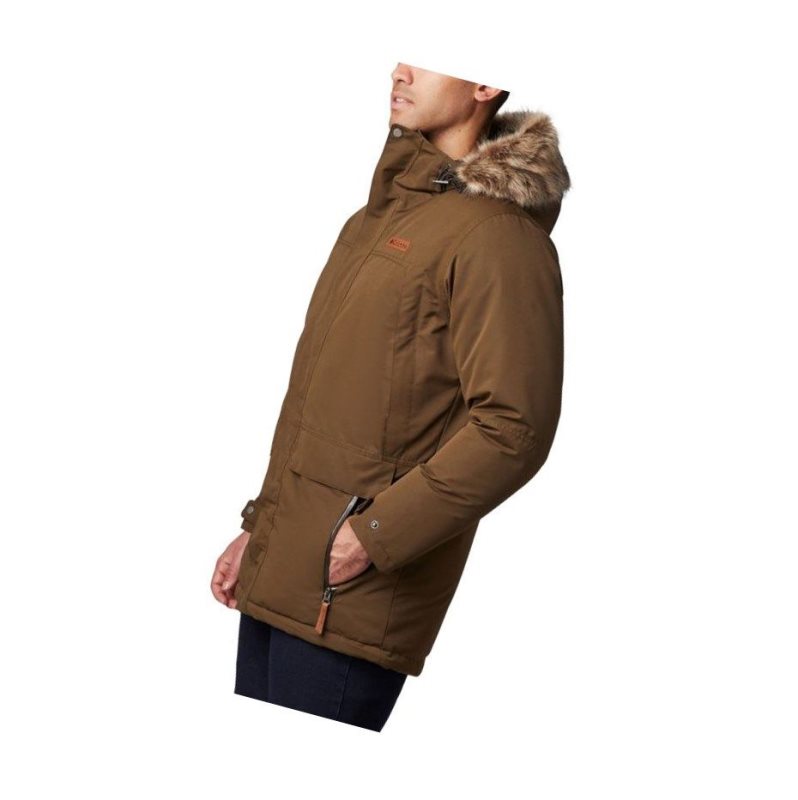 Pánské Bundy Columbia South Canyon Long Down Parka Big Olivy Zelené | WGVI-65093