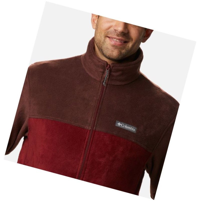 Pánské Bundy Columbia Steens Mountain 2.0 Full Zip Fleece Červené | SEAN-86509