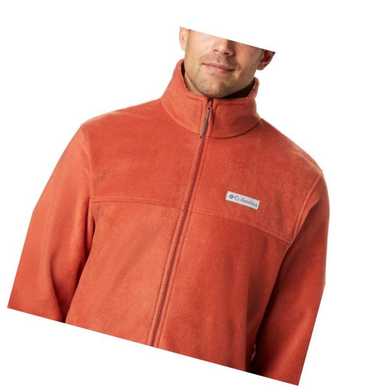 Pánské Bundy Columbia Steens Mountain 2.0 Full Zip Fleece Tall Červené | KVOM-46719