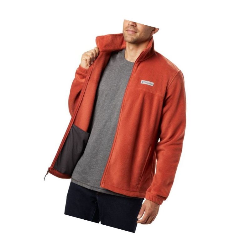 Pánské Bundy Columbia Steens Mountain 2.0 Full Zip Fleece Tall Červené | KVOM-46719