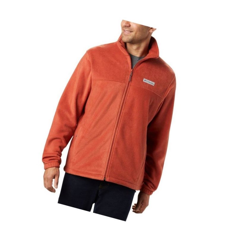 Pánské Bundy Columbia Steens Mountain 2.0 Full Zip Fleece Tall Červené | KVOM-46719