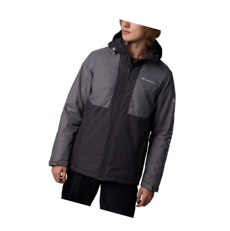 Pánské Bundy Columbia Timberturner Insulated Tmavě Šedé | YUSG-78924