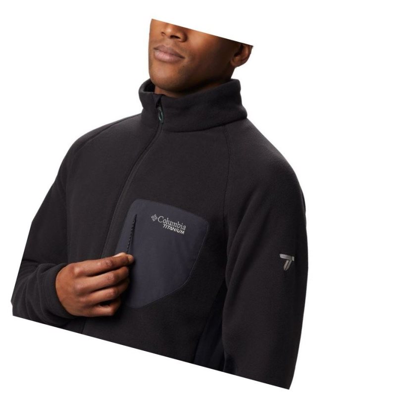 Pánské Bundy Columbia Titan Pass 2.0 II Fleece Černé | NOMQ-93762