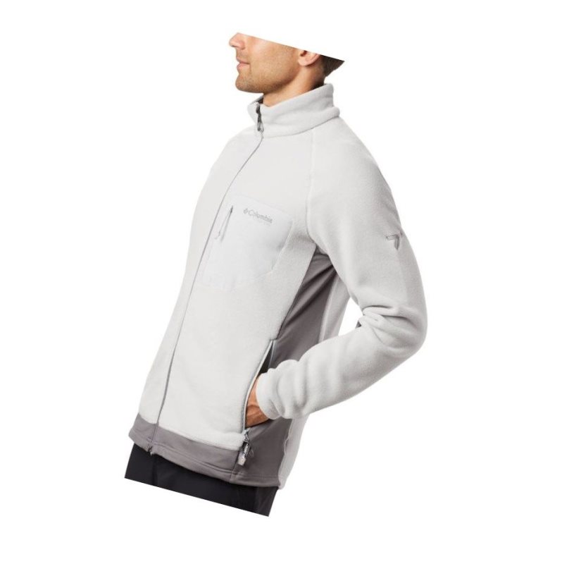 Pánské Bundy Columbia Titan Pass 2.0 II Fleece Šedé | LNKG-51496