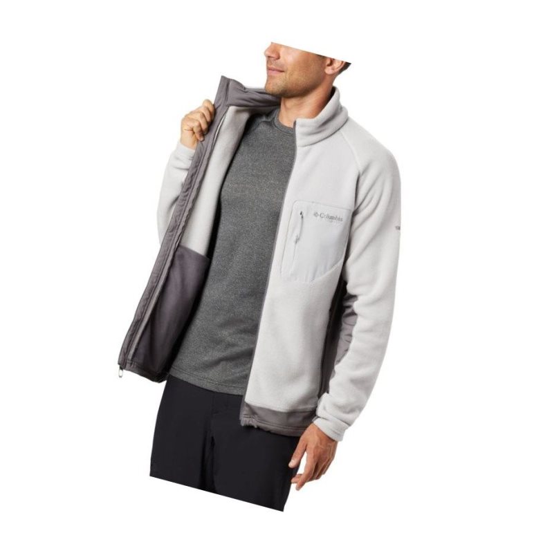 Pánské Bundy Columbia Titan Pass 2.0 II Fleece Šedé | LNKG-51496