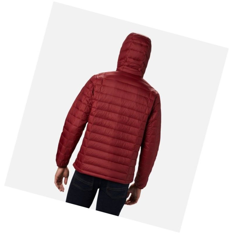 Pánské Bundy Columbia Voodoo Falls 590 TurboDown Hooded Puffer Červené | GMAE-63709