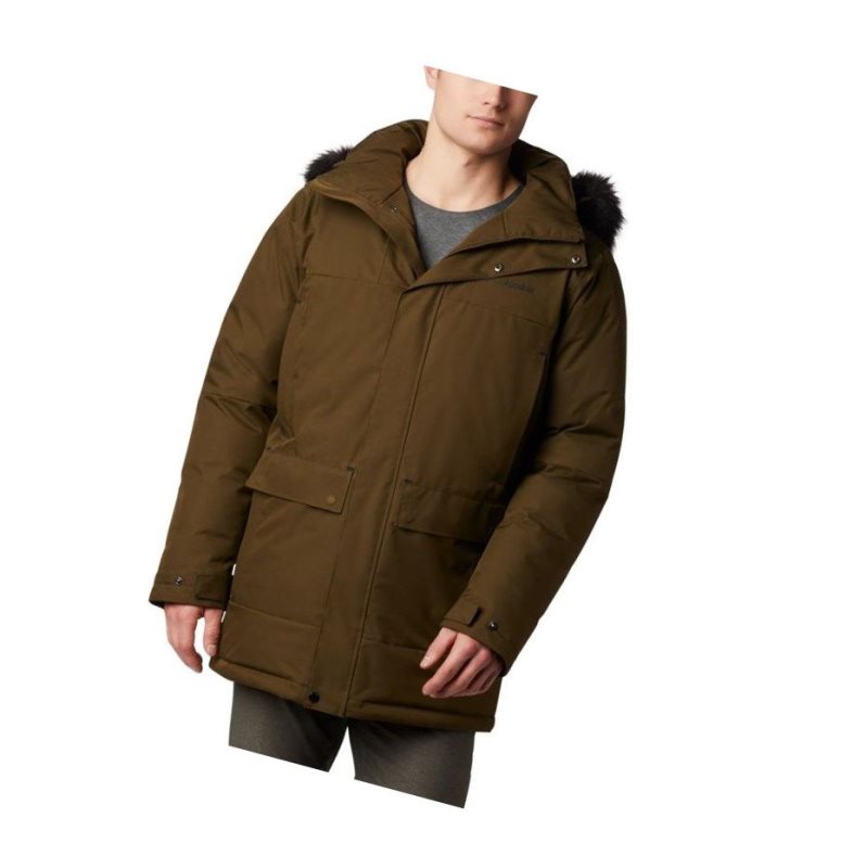 Pánské Bundy Columbia Winter Rebellion Down Parka Olivy Zelené | VJZP-79360