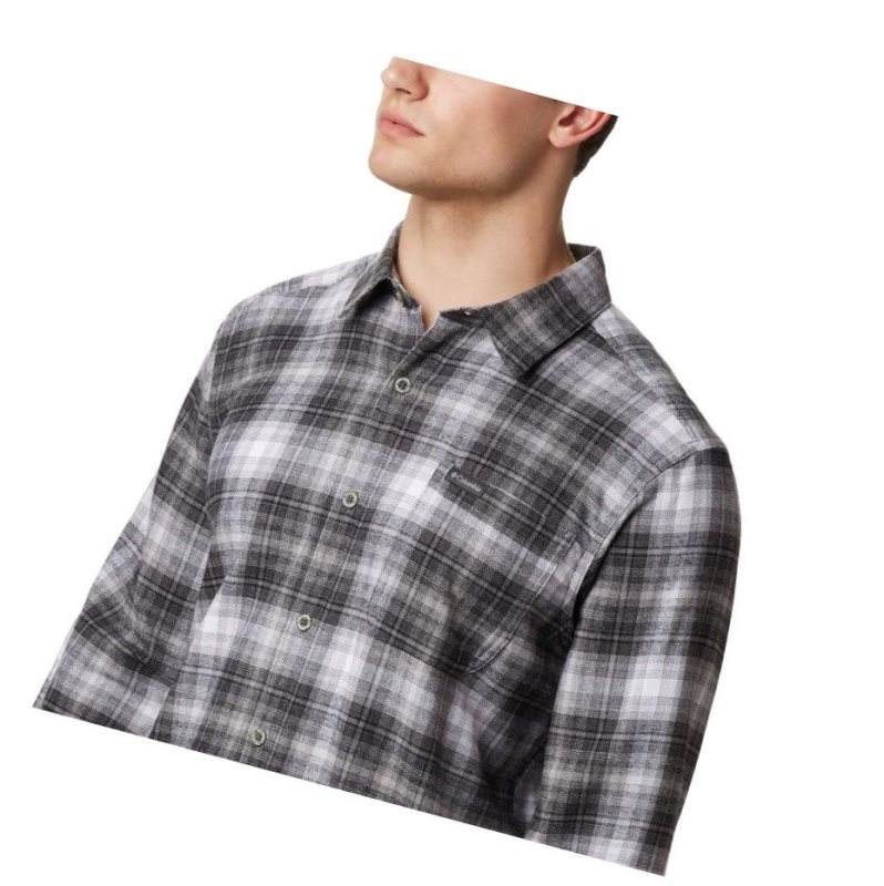 Pánské Košile Columbia Boulder Ridge?Long Sleeve Flannel Černé | PHGO-97413