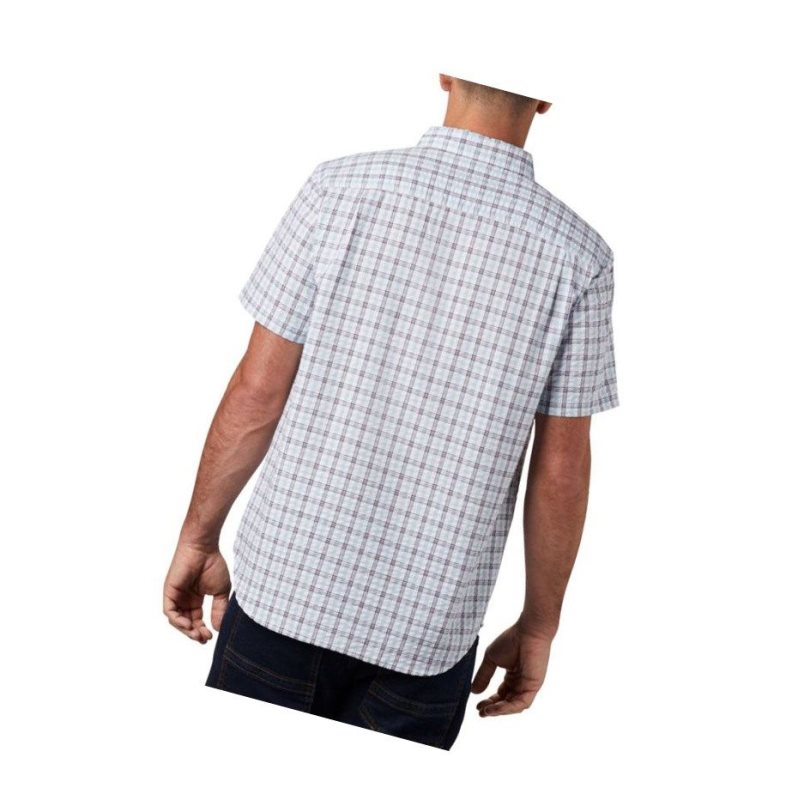 Pánské Košile Columbia Brentyn Trail Short Sleeve Seersucker Tall Blankyt | ONBM-82069