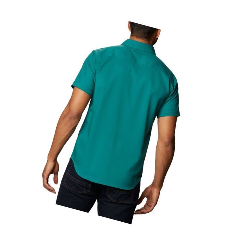 Pánské Košile Columbia Fish Lake Stretch Short Sleeve Tmavě Zelene | JZLV-02567