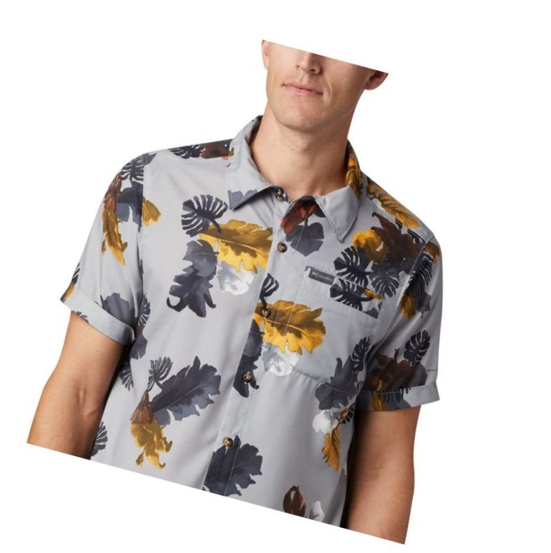 Pánské Košile Columbia Outdoor Elements Short Sleeve Print Šedé | PKNC-06294