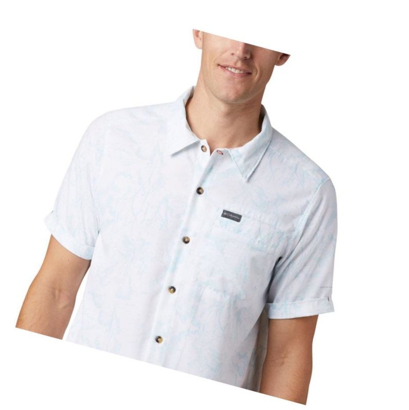 Pánské Košile Columbia Outdoor Elements Short Sleeve Print Blankyt | BXSR-91702