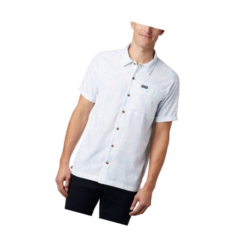 Pánské Košile Columbia Outdoor Elements Short Sleeve Print Blankyt | BXSR-91702