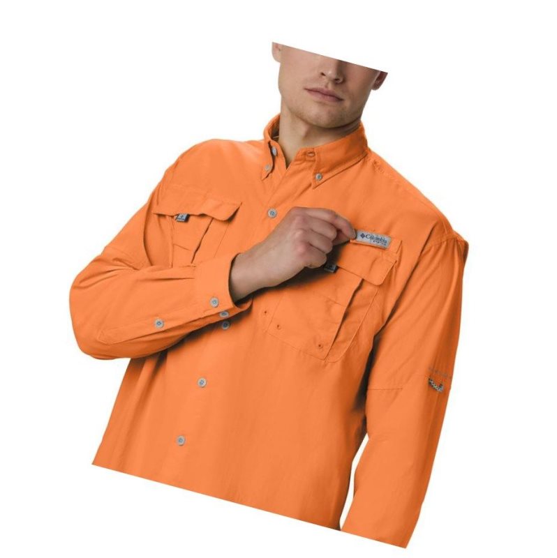 Pánské Košile Columbia PFG Bahama II Long Sleeve Oranžové | VGTI-49506