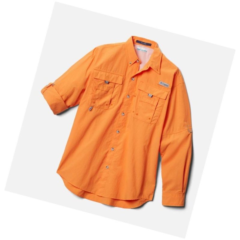 Pánské Košile Columbia PFG Bahama II Long Sleeve Oranžové | VGTI-49506