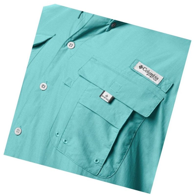 Pánské Košile Columbia PFG Bahama II Short Sleeve Tall Světle Blankyt | ASOB-25194