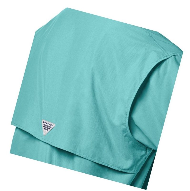 Pánské Košile Columbia PFG Bahama II Short Sleeve Tall Světle Blankyt | ASOB-25194