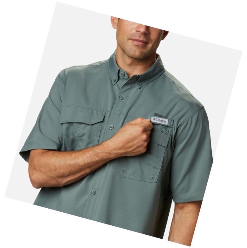 Pánské Košile Columbia PFG Blood and Guts III Short Sleeve Woven Zelene | TZHG-56214