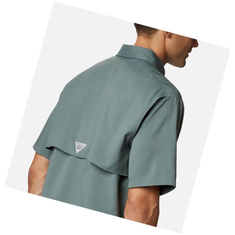 Pánské Košile Columbia PFG Blood and Guts III Short Sleeve Woven Zelene | TZHG-56214