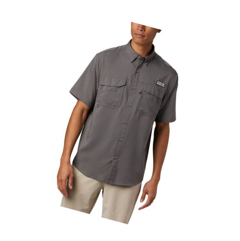 Pánské Košile Columbia PFG Blood and Guts III Short Sleeve Woven Šedé | HQBW-95621