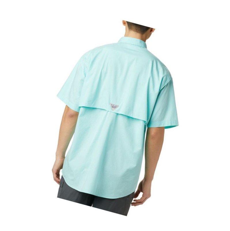 Pánské Košile Columbia PFG Bonehead Short Sleeve Tall Světle Blankyt | USIG-29317