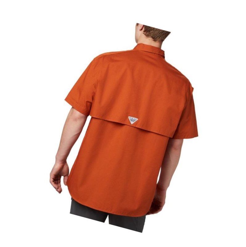 Pánské Košile Columbia PFG Bonehead Short Sleeve - Texas Vínové | EBTR-09348