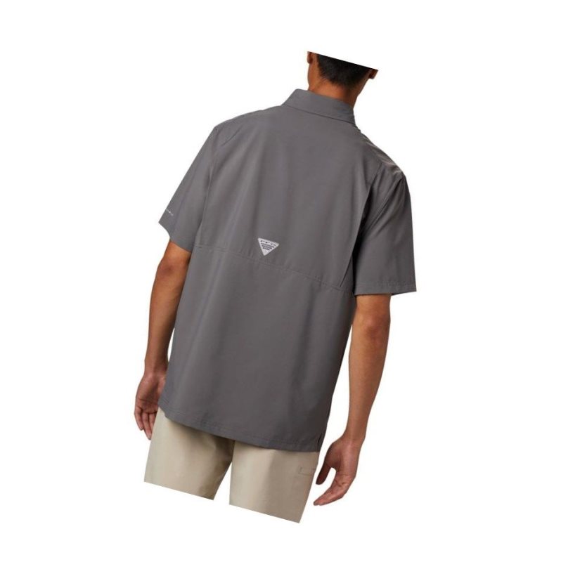 Pánské Košile Columbia PFG Grander Marlin Woven Short Sleeve Šedé | LUGK-94327