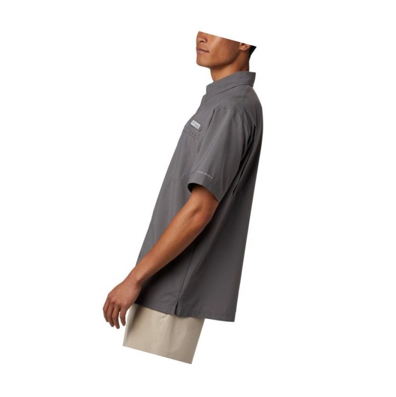 Pánské Košile Columbia PFG Grander Marlin Woven Short Sleeve Šedé | LUGK-94327