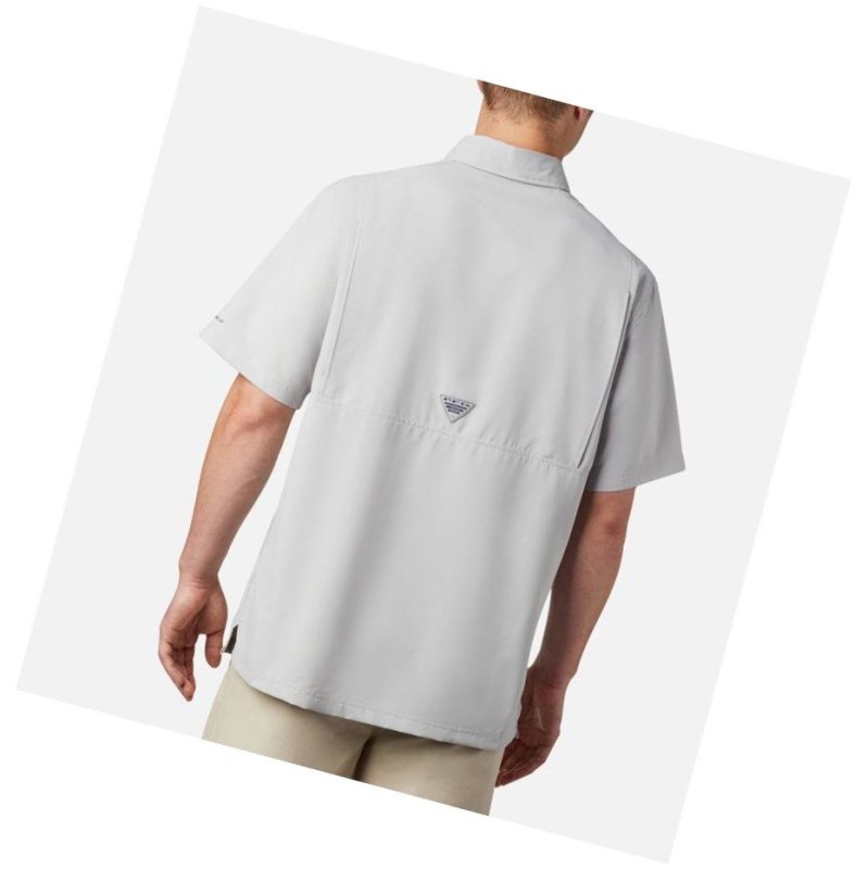 Pánské Košile Columbia PFG Grander Marlin Woven Short Sleeve Šedé | LCWD-17830