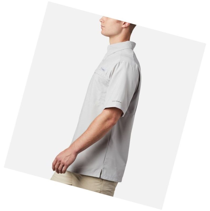 Pánské Košile Columbia PFG Grander Marlin Woven Short Sleeve Šedé | LCWD-17830