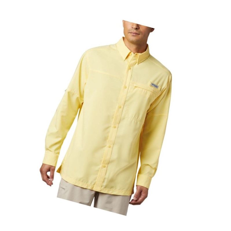 Pánské Košile Columbia PFG Grander Marlin Woven Long Sleeve Oranžové | EUQD-40157