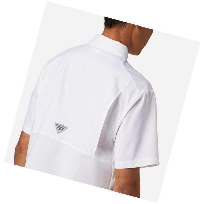 Pánské Košile Columbia PFG Grander Marlin Woven Short Sleeve Bílé | EHCY-38294