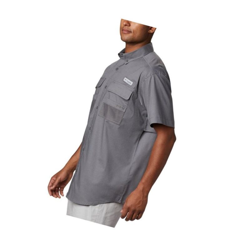 Pánské Košile Columbia PFG Half Moon Short Sleeve Šedé | VWST-27058