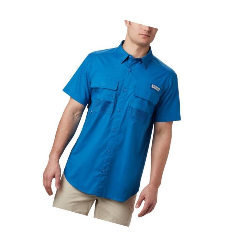 Pánské Košile Columbia PFG Half Moon Short Sleeve Blankyt | HIAB-81023