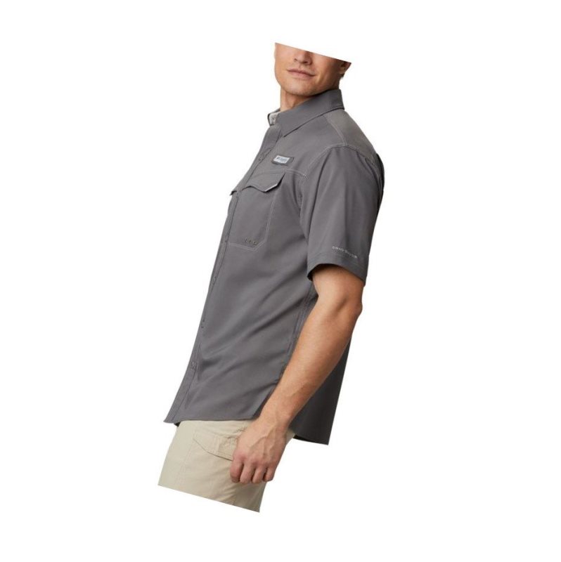 Pánské Košile Columbia PFG Low Drag Offshore Short Sleeve Tall Šedé | ZYRS-64058