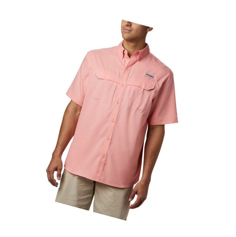 Pánské Košile Columbia PFG Low Drag Offshore Short Sleeve Růžové | NIFA-60432