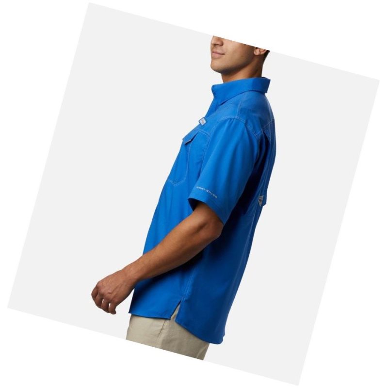 Pánské Košile Columbia PFG Low Drag Offshore Short Sleeve Blankyt | IORG-40637