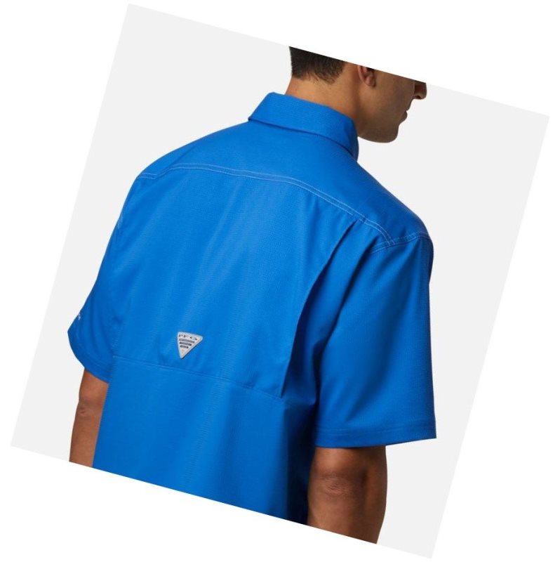 Pánské Košile Columbia PFG Low Drag Offshore Short Sleeve Blankyt | IORG-40637