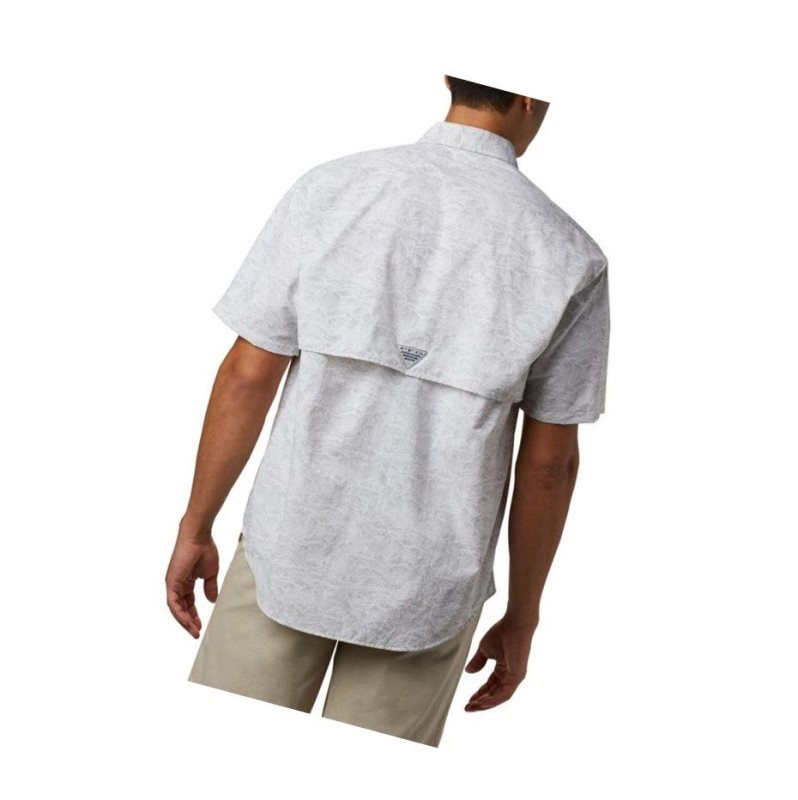 Pánské Košile Columbia PFG Super Bahama Short Sleeve Šedé | YZXF-70385