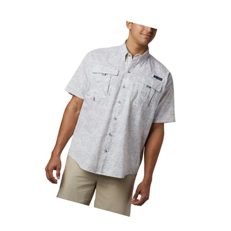 Pánské Košile Columbia PFG Super Bahama Short Sleeve Šedé | YZXF-70385