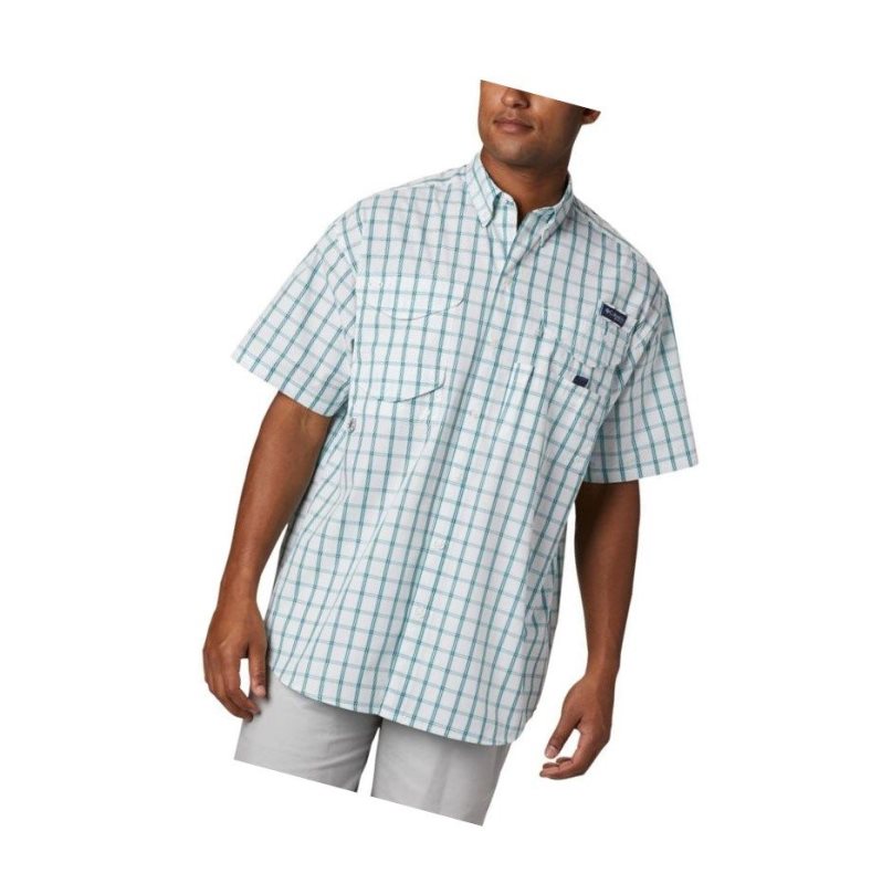 Pánské Košile Columbia PFG Super Bonehead Classic Short Sleeve Tmavě Blankyt | WUMQ-83295