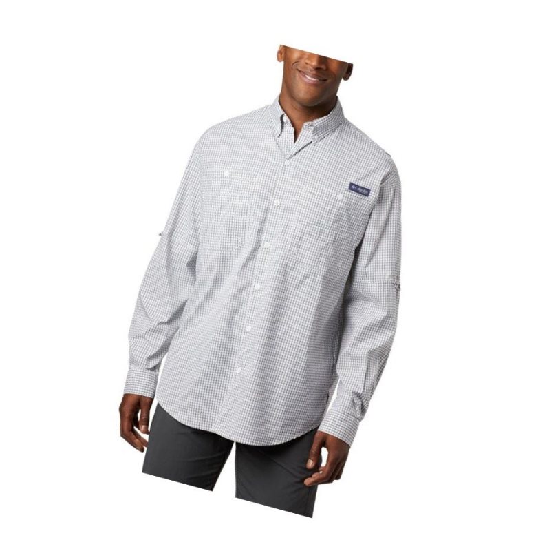 Pánské Košile Columbia PFG Super Tamiami Long Sleeve Černé | WSPD-29741