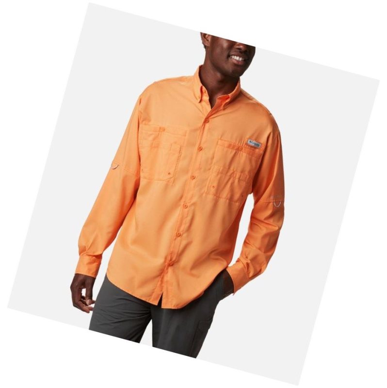 Pánské Košile Columbia PFG Tamiami II Long Sleeve Oranžové | SRVY-10359