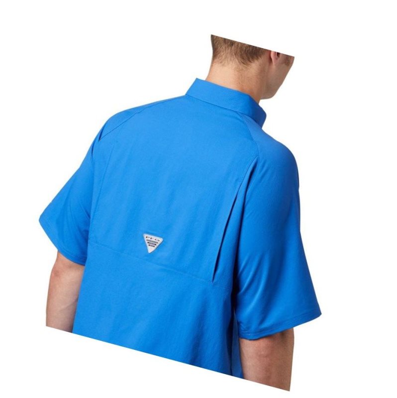 Pánské Košile Columbia PFG Terminal Tackle Short Sleeve Woven Blankyt | PLFQ-64528