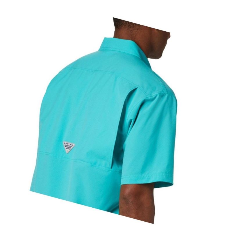 Pánské Košile Columbia PFG Zero Rules Woven Short Sleeve Světle Tyrkysové | IKBL-56490