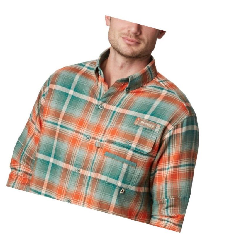 Pánské Košile Columbia PHG Sharptail Flannel Oranžové Viacfarebný | IORS-17582