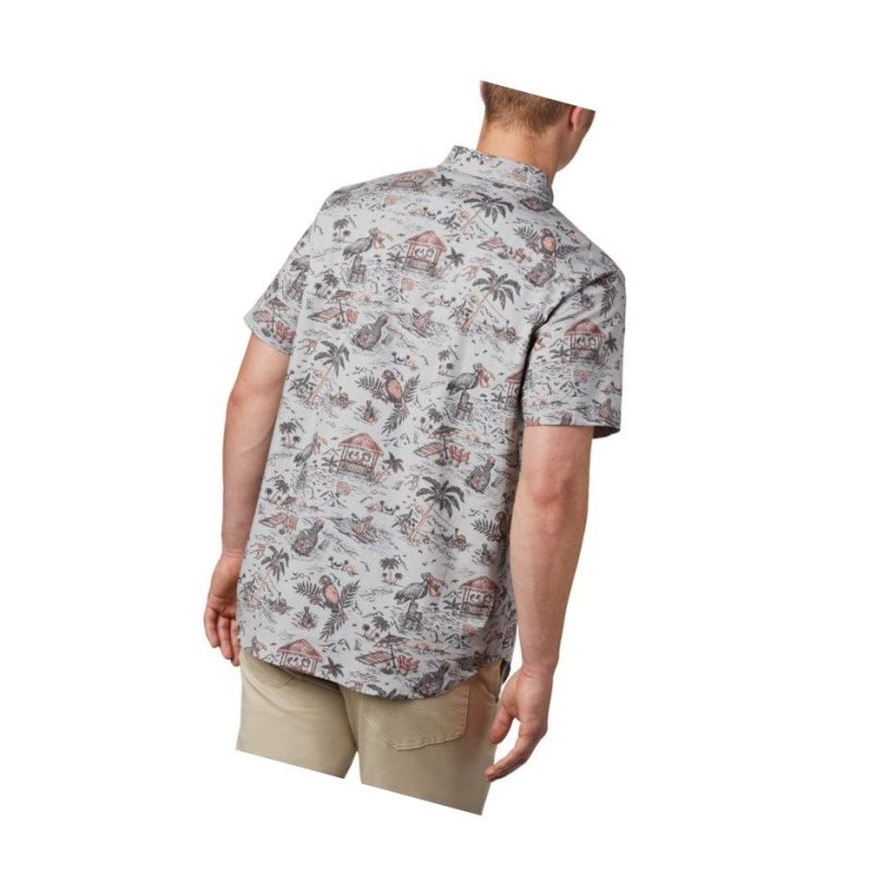 Pánské Košile Columbia Rapid Rivers Printed Short Sleeve Šedé | TCXE-57680