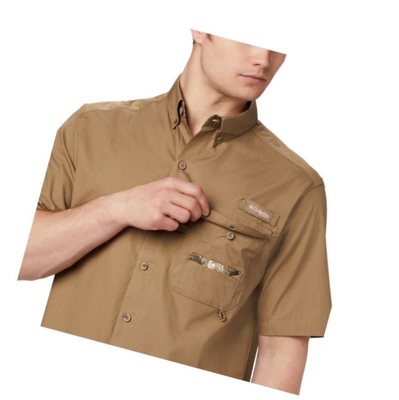 Pánské Košile Columbia Sharptail Short Sleeve Hnědé | SNVD-37410